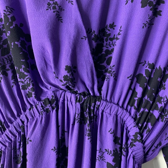 BLOGGERS FAVE/ ZARA DRESSES PURPLE/FLORAL PRINT SZ S - Picture 10 of 13